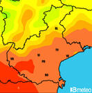 Previsioni temperature Italia per martedì, 30 luglio la sera