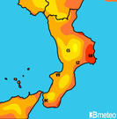 Previsioni temperature Italia per martedì, 30 luglio la mattina