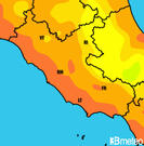Previsioni temperature Italia per martedì, 30 luglio la mattina