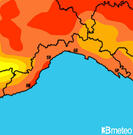 Previsioni temperature Italia per martedì, 30 luglio la sera
