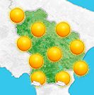 Previsioni meteo Basilicata per martedì, 30 luglio il pomeriggio