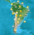 Previsioni meteo america latina per 30 luglio 2024 il pomeriggio