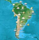 Previsioni meteo america latina per 30 luglio 2024 la mattina