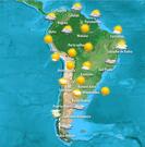 Previsioni meteo america latina per 30 luglio 2024 la sera