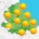 Previsioni meteo Abruzzo per mercoledì, 31 luglio il pomeriggio
