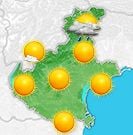 Previsioni meteo Veneto per mercoledì, 31 luglio il pomeriggio