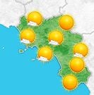 Previsioni meteo Campania per giovedì, 01 agosto il pomeriggio