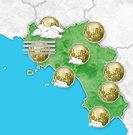 Previsioni meteo Campania per venerdì, 02 agosto la notte