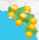 Previsioni meteo Campania per domenica, 04 agosto il pomeriggio