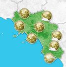 Previsioni meteo Campania per lunedì, 05 agosto la sera