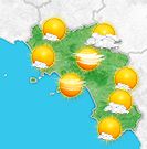 Previsioni meteo Campania per lunedì, 05 agosto la mattina