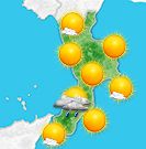 Previsioni meteo Calabria per martedì, 06 agosto il pomeriggio