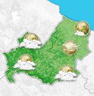 Previsioni meteo Molise per martedì, 06 agosto la sera