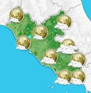 Previsioni meteo Lazio per martedì, 06 agosto la sera