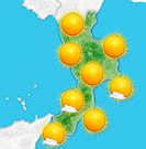 Previsioni meteo Calabria per martedì, 06 agosto la mattina