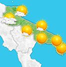 Previsioni meteo Puglia per mercoledì, 07 agosto il pomeriggio