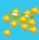 Previsioni meteo Sicilia per mercoledì, 07 agosto il pomeriggio