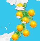 Previsioni meteo Calabria per mercoledì, 07 agosto il pomeriggio