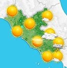 Previsioni meteo Lazio per mercoledì, 07 agosto il pomeriggio