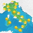 Previsioni meteo Italia per mercoledì, 07 agosto la mattina