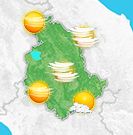 Previsioni meteo Umbria per giovedì, 08 agosto il pomeriggio