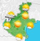Previsioni meteo Veneto per giovedì, 08 agosto il pomeriggio