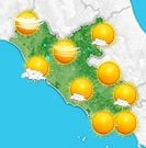 Previsioni meteo Lazio per giovedì, 08 agosto il pomeriggio
