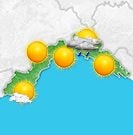 Previsioni meteo Liguria per giovedì, 08 agosto il pomeriggio