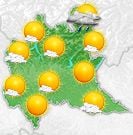 Previsioni meteo Lombardia per giovedì, 08 agosto il pomeriggio
