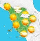 Previsioni meteo Toscana per giovedì, 08 agosto la mattina