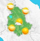 Previsioni meteo Umbria per giovedì, 08 agosto la mattina