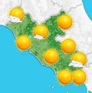 Previsioni meteo Lazio per giovedì, 08 agosto la mattina