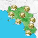 Previsioni meteo Campania per venerdì, 09 agosto la notte
