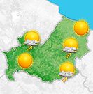 Previsioni meteo Molise per venerdì, 09 agosto il pomeriggio