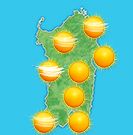Previsioni meteo Sardegna per venerdì, 09 agosto il pomeriggio
