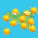 Previsioni meteo Sicilia per venerdì, 09 agosto il pomeriggio