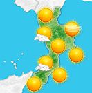Previsioni meteo Calabria per venerdì, 09 agosto il pomeriggio