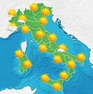 Previsioni meteo Italia per venerdì, 09 agosto la mattina