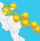 Previsioni meteo Puglia per venerdì, 09 agosto la mattina