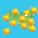 Previsioni meteo Sicilia per venerdì, 09 agosto la mattina