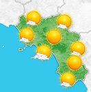 Previsioni meteo Campania per venerdì, 09 agosto la mattina
