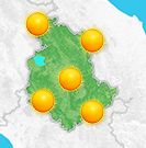 Previsioni meteo Umbria per sabato, 10 agosto il pomeriggio
