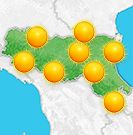 Previsioni meteo Emilia Romagna per lunedì, 12 agosto il pomeriggio
