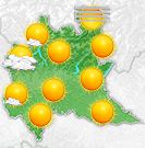 Previsioni meteo Lombardia per lunedì, 12 agosto la mattina