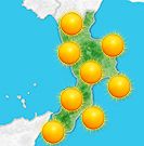 Previsioni meteo Calabria per martedì, 13 agosto il pomeriggio