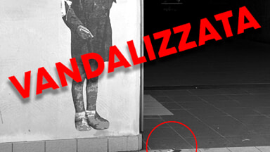 Vandalizzata l'opera dedicata a Paolo Borsellino a Montesilvano