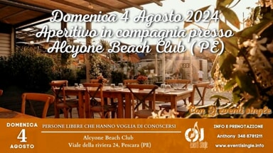Aperitivo in compagnia per persone single