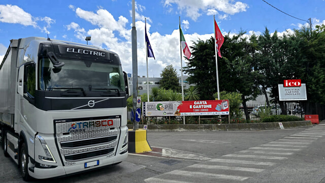 La societ&agrave; pescarese &ldquo;Trasco Logistics Srl&rdquo; avvia la sperimentazione di mezzi pesanti elettrici