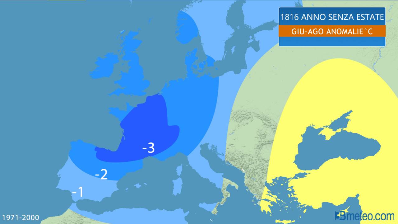 1816, anno senza estate, ricostruzione