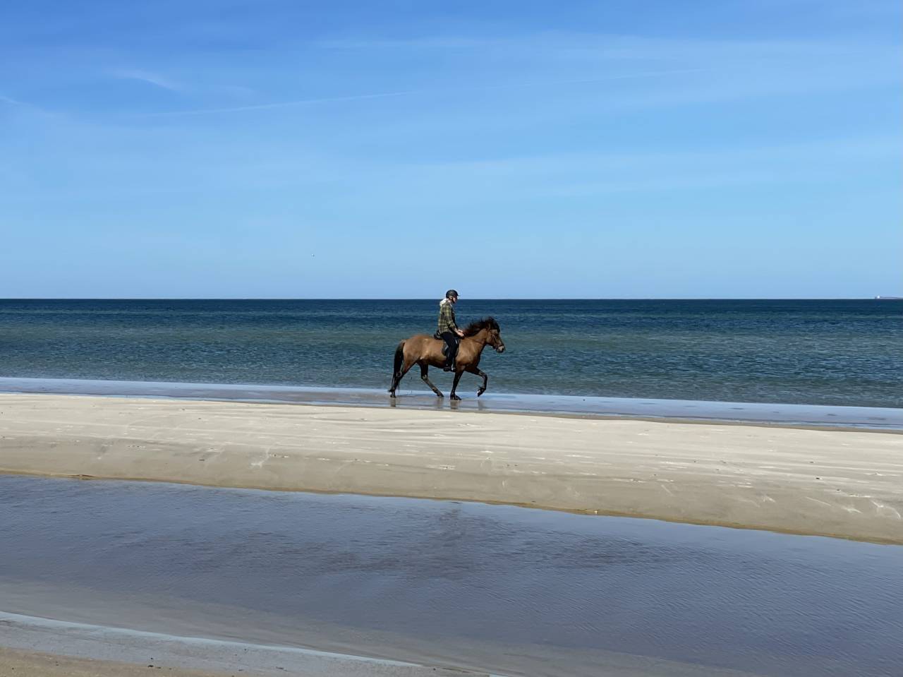 A cavallo sulle spiagge di Jutland